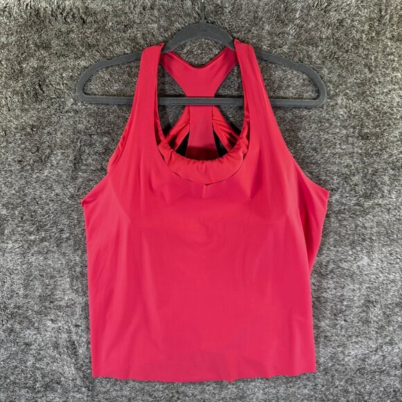 Athleta 3 in 1 Support Top A-C Sz Large Pink - Picture 1 of 9